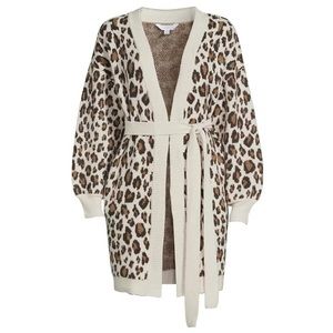 🥂Leopard Cardigan Size Small (4-6)🥂